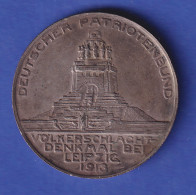 Medaille Völkerschlachtdenkmal Leipzig - Deutscher Patriotenbund 1913 - Altri & Non Classificati