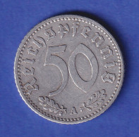 Deutsches Reich Aluminium-Kursmünze 50 Pfennig 1935 A - 5 Reichsmark
