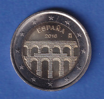 Spanien 2016 2-Euro-Sondermünze Apuädukt Von Segovia Bankfr. Unzirk.  - Andere & Zonder Classificatie