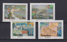 Südafrika RSA Transkei 1988 Decken-Produktion Mi.-Nr. 218-221  Kpl. **  - Transkei