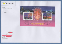 Österreich 2006 Blockausgabe Feuerwerk AUSTRIA  / AUSTRIA Mi.-Nr. Block 34 FDC - Covers & Documents