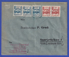 Saarland Mi.-Nr. 239 Und 240 Auf Nachtaxierter Drucksache O Saarbrücken 31.7.48 - Briefe U. Dokumente