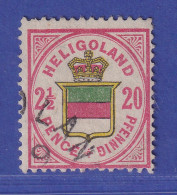 Altdeutschland Helgoland 2 1/2 Pence = 20 Pfennig Mi.-Nr.18 D O Gepr. PFENNINGER - Héligoland