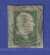 Preußen Friedrich Wilhelm IV. 4 Pf  Mi.-Nr. 5 A Gestempelt Gepr. PFENNINGER - Autres & Non Classés