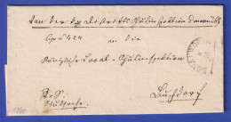 Bayern Dienstbrief Mit Halbkreis-Stempel DONAUWÖRTH 1860 - Other & Unclassified