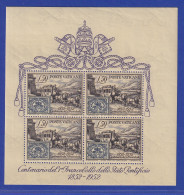 Vatikan 1952 100 Jahre Briefmarken Im Kirchenstaat Mi.-Nr. Block 1 Übergröße ** - Other & Unclassified