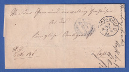 Bayern Unfrankierter Dienstbrief Mit Einkreisstempel HOHENBURG 1892 - Other & Unclassified