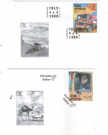 Czech Republic 2024, Car TATRA, Rallye Paris - Dakar, Set Of 2 FDC's - Automobilismo