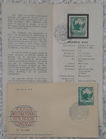 FDC + Stamped Info On Geological Congress India 1964, Study Earth, Science, Geology Mineral, Crystallography Geophysics - Other & Unclassified