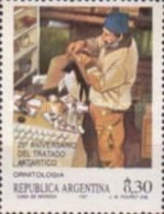 ARGENTINA - AÑO 1987 - 25º Anivertsario Del Tratado Antártico - Usados - Usati