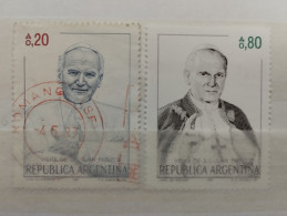 ARGENTINA - AÑO 1987 - 2da Visita De SS Juan Pablo II Serie Completa - Usados - Used Stamps
