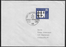 Germany. FDC Mi. 814.  Broken Bars Of Prison Window (Amnesty International).  FDC Cancellation On Plain Envelope - 1971-1980