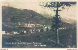 Ad89 Cartolina Moema Val Di Fiemme Panorama Con Le Dolomiti Prov Di Trento - Trento