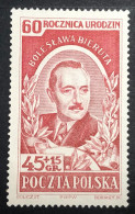Timbre Du Célèbre Président Polonais Boleslaw Bieryt 1952 - Neufs