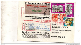 1982 CARTOLINA CON ANNULLO MAZARA DEL VALLO - 1981-90: Marcofilie