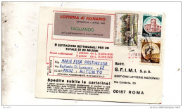 1982 CARTOLINA CON ANNULLO BITONTO - 1981-90: Marcophilie