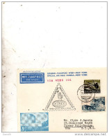 1956 LETTERA PER VIA AEREA VIENNA - NEW YORK - FDC