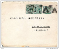 1915 CARTOLINA CON ANNULLO ROMA DENT. SPOSTATA - Storia Postale