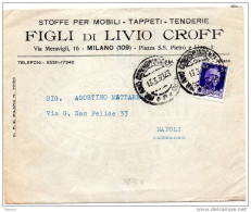 1930 LETTERA INTESTATA CON ANNULLO MILANO - Storia Postale