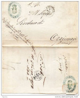 1872 LETTERA CON ANNULLO SALERNO   + COMANDO  42 REGGIMENTO FANTERIA - Servizi