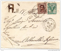 1901 LETTERA RACCOMANDATA CON ANNULLO SAN POTITO ULTRA AVELLINO - Storia Postale