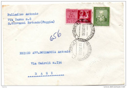 1961 ESPRESSO   CON ANNULLO S. GIOVANNI ROTONDO FOGGIA - 1961-70: Storia Postale