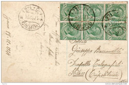 1924 CARTOLINA CON ANNULLO TORINO - Storia Postale