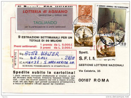 1982 CARTOLINA CON ANNULLO S.MARGHERITA LIGURE - 1981-90: Poststempel