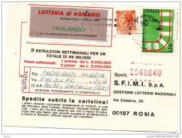 1982 CARTOLINA CON ANNULLO GENOVA BRIGNOLE - 1981-90: Marcophilie