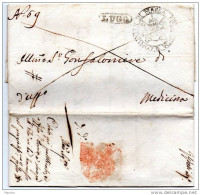 1818 LETTERA CON ANNULLO LUGO RAVENNA - 1. ...-1850 Prephilately