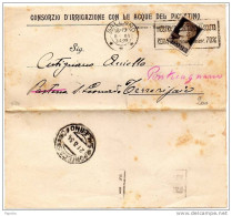 1934  LETTERA  INTESTATA CON ANNULLO SALERNO - Marcophilia