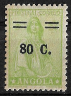 ANGOLA 1934 ISSUE OF 1932 SURCHARGED 80/5A MNH (NP#71-P04-L4) - Angola