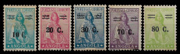 ANGOLA 1934 ISSUE OF 1932 SURCHARGED SET MNH (NP#71-P04-L6) - Angola