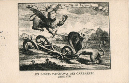 PADOVA -  EX LIBRIS PAPAFAVA DEI CARRARESI ANNO 1750  - F.P. - Padova