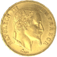 Second-Empire-50 Francs Napoléon III Tête Laurée 1864 Paris - 50 Francs (gold)