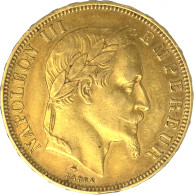 Second-Empire-50 Francs Napoléon III Tête Laurée 1867 Paris - 50 Francs (gold)