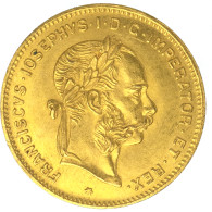 Autriche-Hongrie-François-Joseph 10 Francs-4 Fiorint 1892 Vienne - Austria