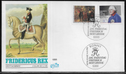 Germany. FDC Mi. 1292.  King Friederick The Great Of Prussia (1712-1786).  FDC Cancellation On Cachet Special Envelope - 1981-1990