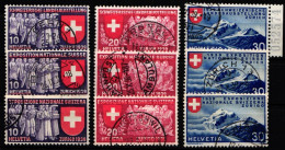 Schweiz 335-343 Gestempelt #KP084 - Other & Unclassified