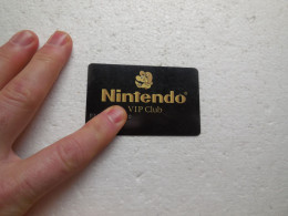 NINTENDO CARTE V.I.P CLUB..S.O.S NINTENDO, Carte Avec Nom...RARE..N5 - Other & Unclassified