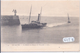 LE HAVRE- LA RENTREE DU BATEAU DE TROUVILLE - Harbour