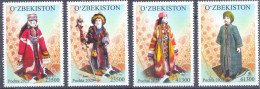 2023. Uzbekistan, Traditional Clotches Of Uzbekistan, 4v, Mint/** - Oezbekistan