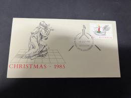 26-3-2024 (4 Y 9) Australia (2 With With Different Postmark) FDC - Christmas 1985 - Sobre Primer Día (FDC)