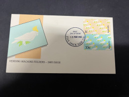26-3-2024 (4 Y 9) Australia (2 With With Different Postmark) FDC - Vending Machine Folders 1985 Issue - Premiers Jours (FDC)