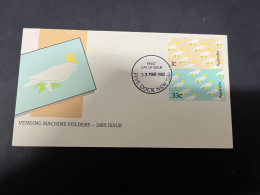 26-3-2024 (4 Y 9) Australia (2 With With Different Postmark) FDC - Vending Machine Folders 1985 Issue - Ersttagsbelege (FDC)