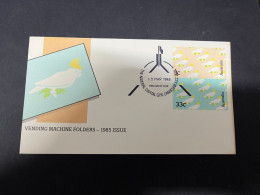 26-3-2024 (4 Y 9) Australia (2 With With Different Postmark) FDC - Vending Machine Folders 1985 Issue - Sobre Primer Día (FDC)