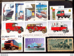 D7467 - Trucks - Camions - Lot MNH - 1,35 - Trucks