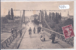 ELBEUF-  PERSPECTIVE DU PONT SUSPENDU ET VUE DUR ELBEUF-SAINT-AUBIN - Elbeuf