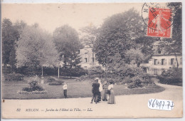 MELUN- JARDIN DE L HOTEL DE VILLE - Melun