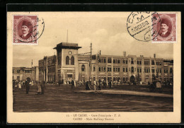 CPA Cairo, Main Railway Station, La Gare  - Sonstige & Ohne Zuordnung